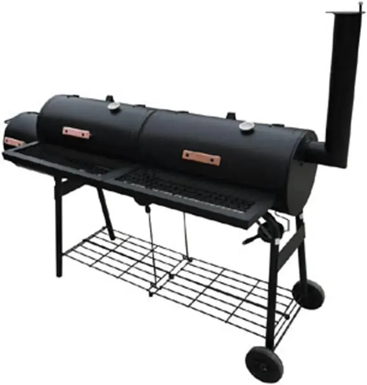 Großer BBQ-Smoker Grill Nevada XL in Schwarz von Kangmusi