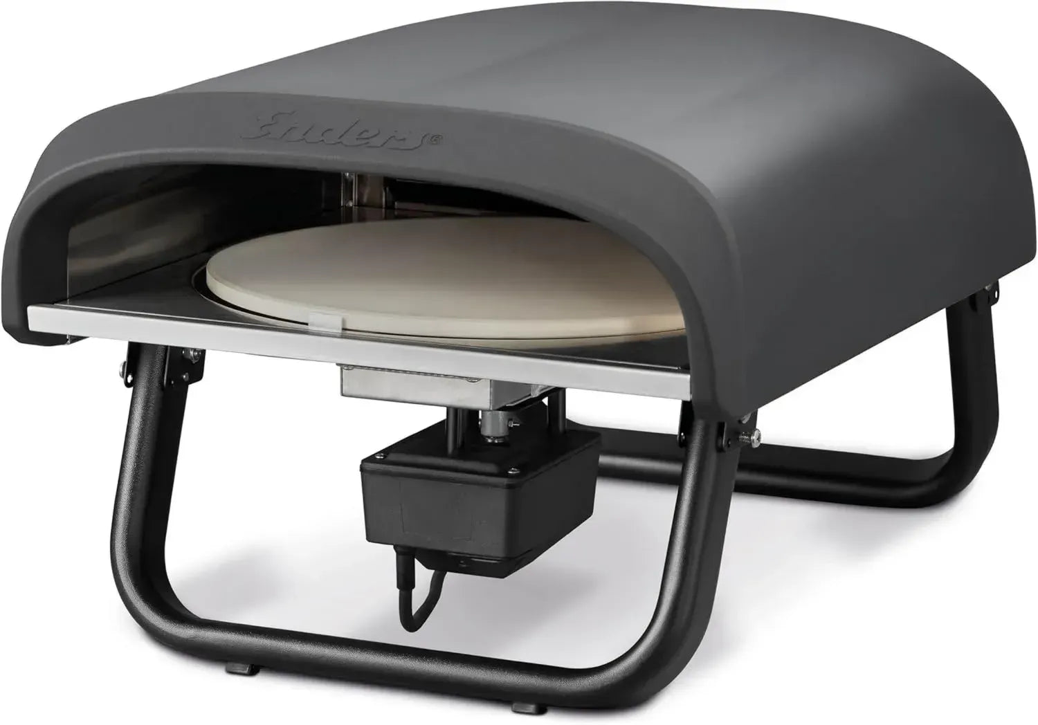 Enders Pizzaofen PACO Rotate mit Edelstahlbrenner, Cordierit-Pizzastein und Thermometer, 4kW, rotierend