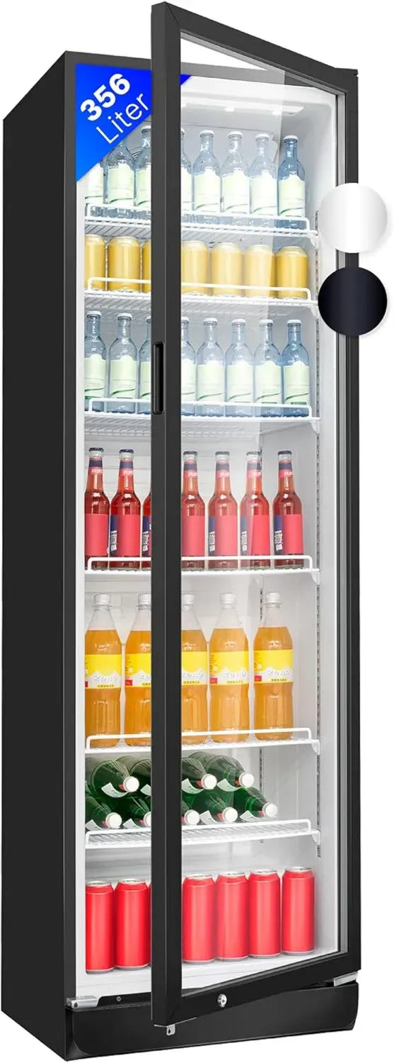 Bomann Getränkekühlschrank mit Glastür, abschließbar, 347 Liter, LED-Beleuchtung, 6 verstellbare Ablagen