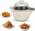 Multifunktionale 3,5-l-Kochmaschine mit Antihaftbeschichtung, Dampfgarer und Wok