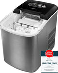 MEDION Eiswürfelmaschine, 2,2L Tank, variabel Eiswürfelgrößen, digitales Display, Edelstahlgehäuse