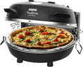 ERATEC-Pizzaofen mit 400°C, 5 Garstufen, inklusive Zubehör und 32 cm Pizzastein